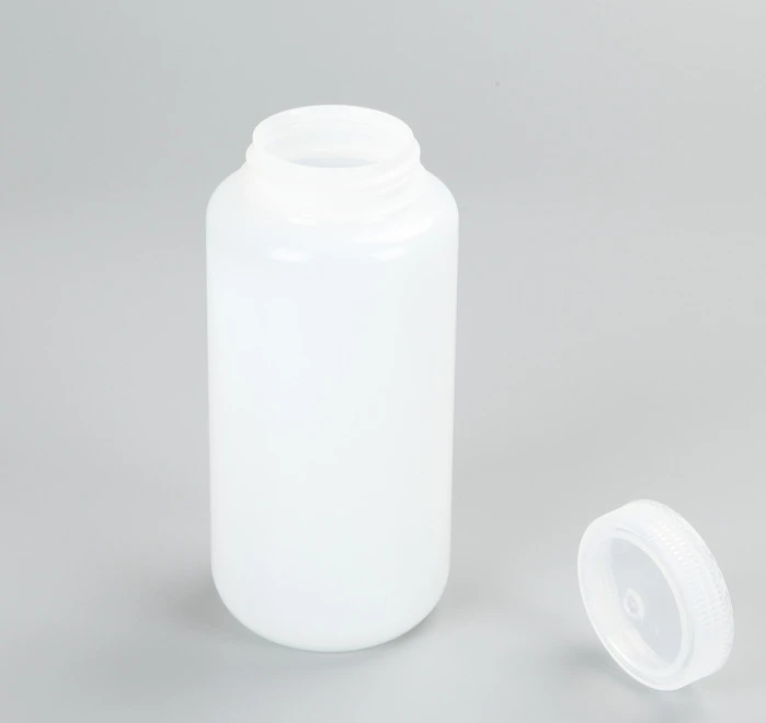 
1000ml Plastic Storage Bottle for Chemical Liquid Vial Reagent Lab Supply Empty Hot Wide Mouth Plastic Reagent Bottle 