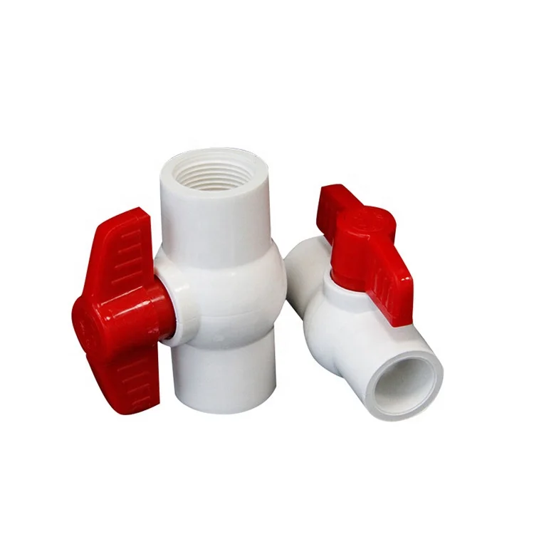 Wholesale 1-Inch Astm Din White Plastic Ball Valve Manufactured for Water Supply Hydraulic Power OEM Customization Supported