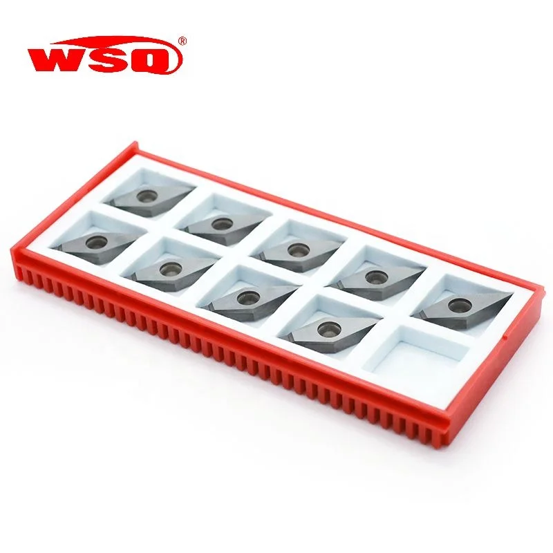 High-Quality Diamond VCGT 160404/160408/160412 PCD Turning Tool Carbide Inserts for CNC Lathe Machines