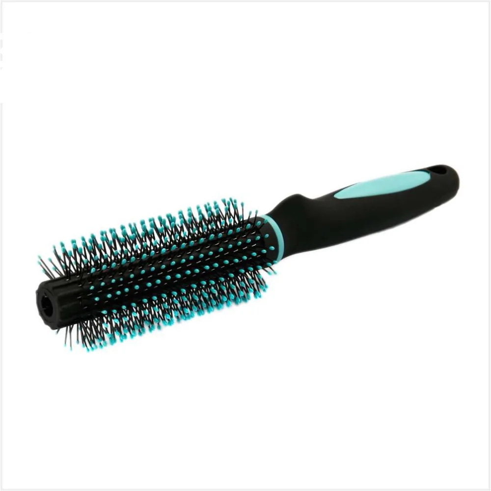 Hot Sale Professional Boar Bristle Hair Brush Ceramic Comb Ion Cylinder Round Shape Curling Hairstyling Comb