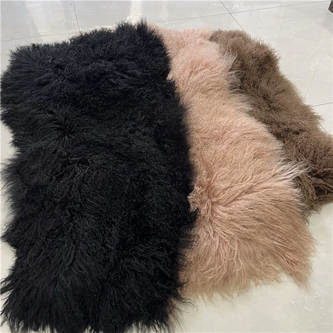 Blanket Real fur Rug for living room