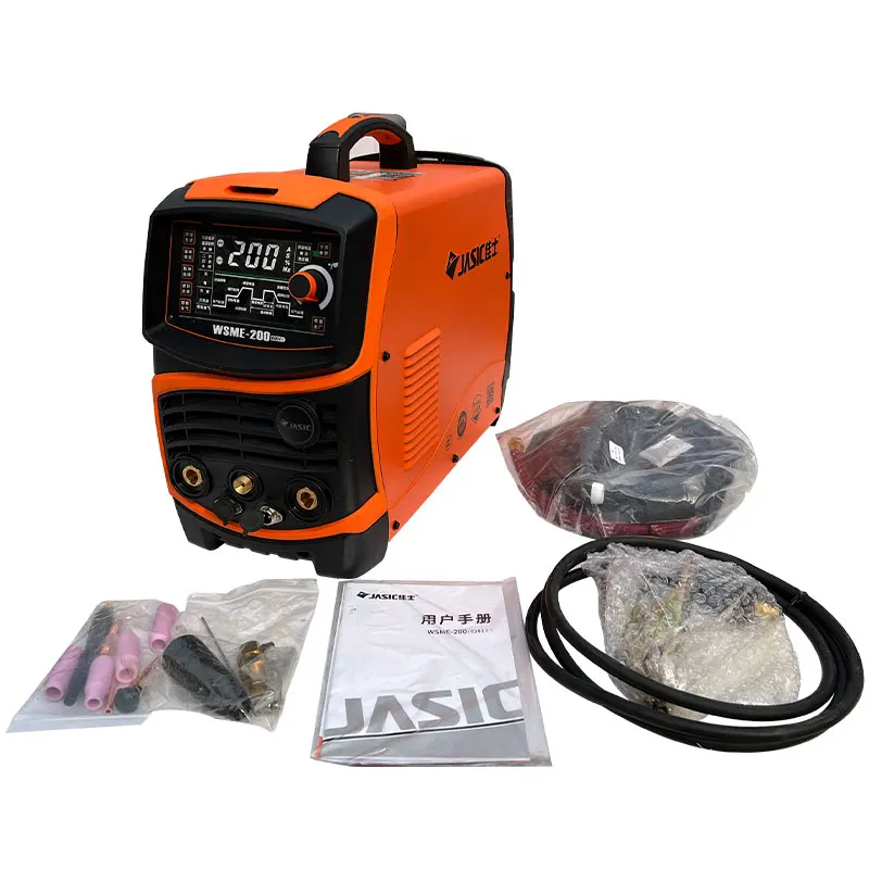 JASIC WSME-200 (E201II) Pulse AC/DC TIG Welder Inverter mini tig welder aluminum tig welding machine