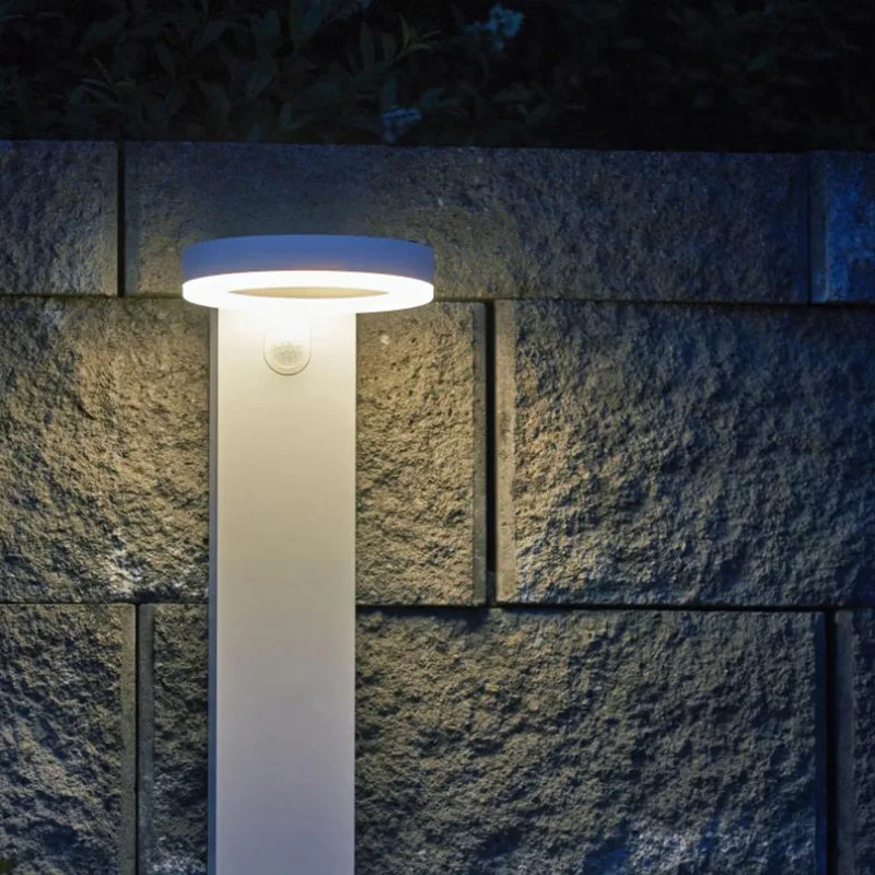 Multifunctional 500MM Backyards Solar Motion Sensor Security Lamp LED Solar Wall Light Garden Pole Light