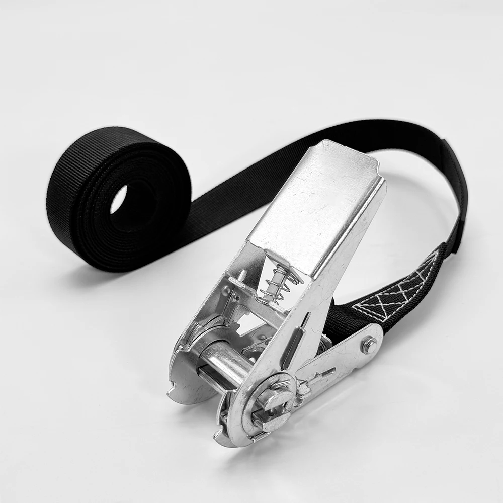 Gacent Factory in Stock Polyester Webbing Strap with Metal Buckle for Tie Down Strap Car Truck Binding Cargo Lashing Belt