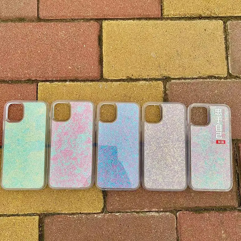Beautiful candy of phone case rainbow sugar for iphone 11 and 12 series 7/6/6s 8 x plus