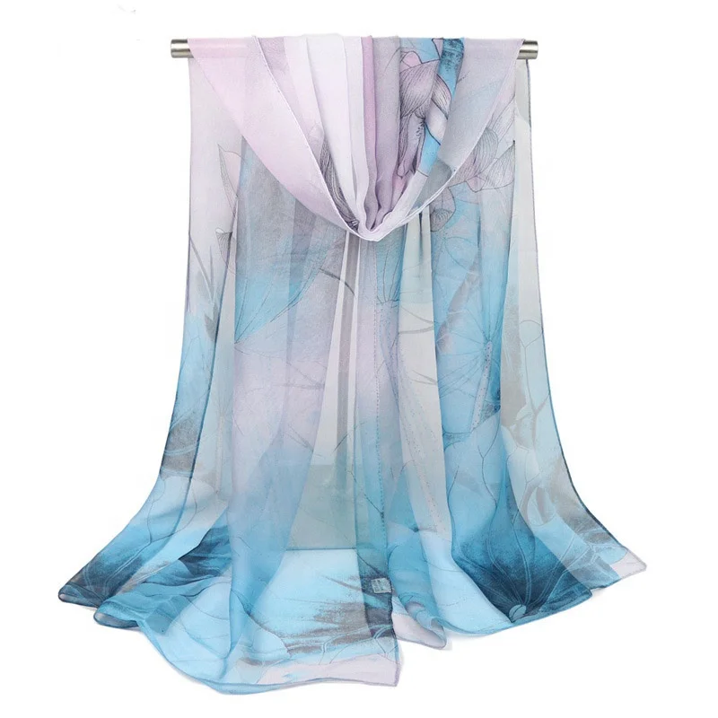 all seasons soft japanese purple silk satin scarf