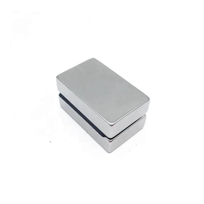 Custom Zinc Rectangular Shapes Magnet Composite Block NdFeB Magnet