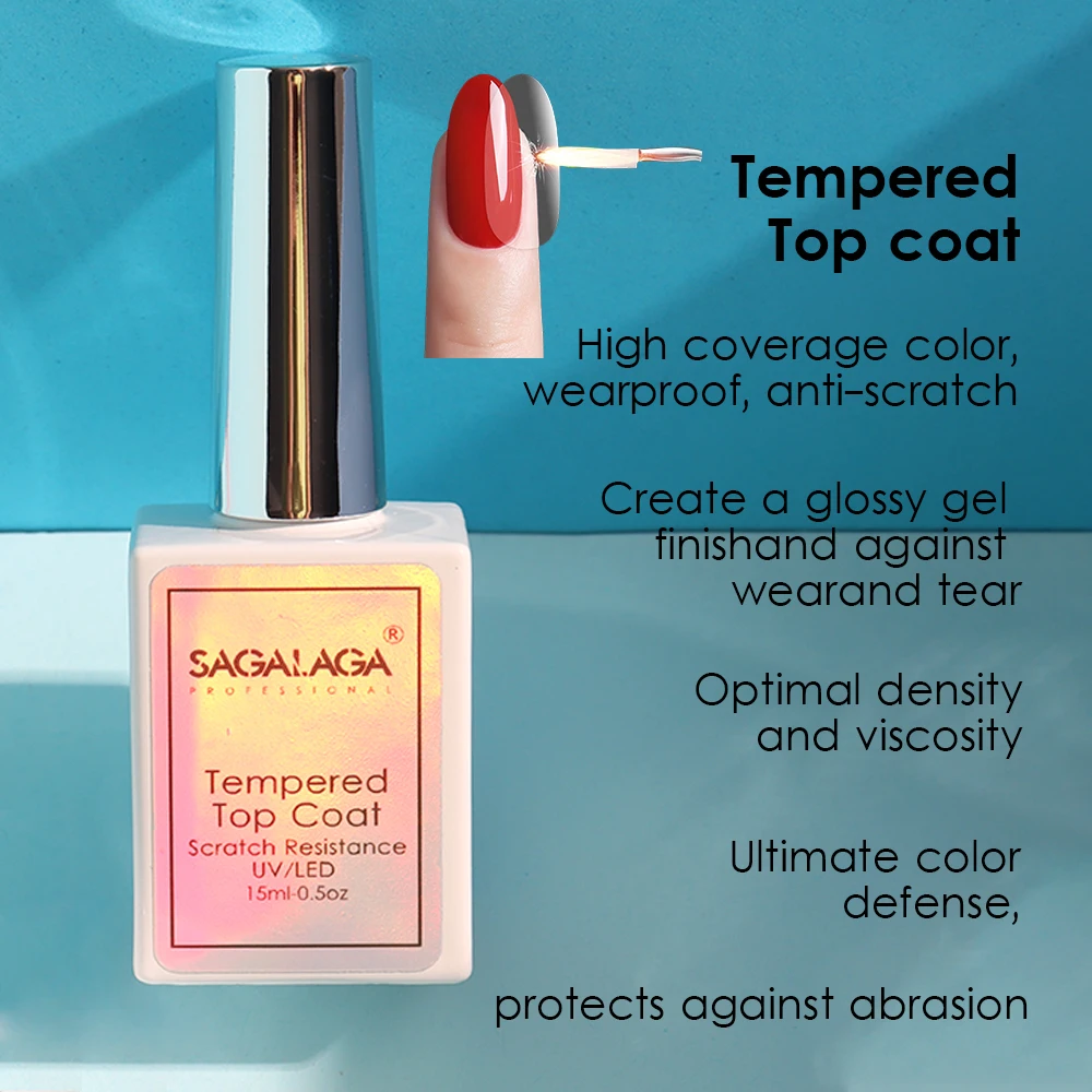 Gel base and top coat no wipe diamond  top coat high shine uv gel polish