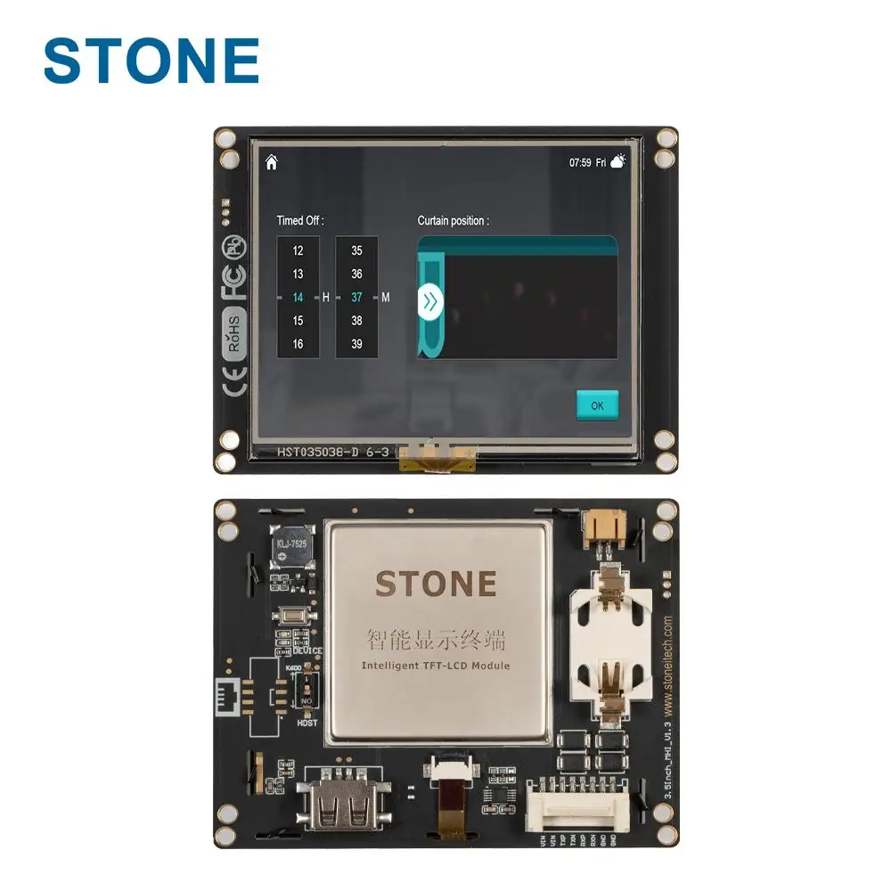 STONE 3.5 inch tft lcd monitor with 30000 hours service for industrial HMI