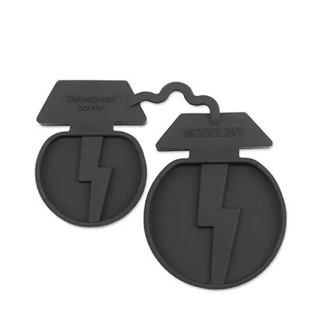 Силиконовый автомобильный зарядный порт водонепроницаемый чехол для зарядного устройства защита от пыли для Tesla модель 3 2017 - 2023 модель Y