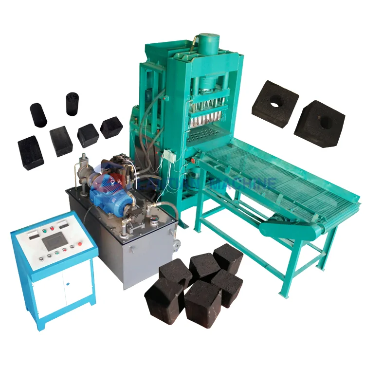 25mm cubic shisha charcoal 33mm tablets hookah coal wood sawdust charcoal briquette press briquetting machine