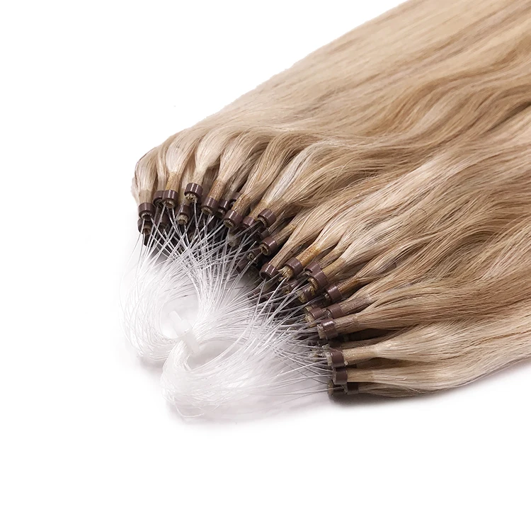 Wholesale Factory Supply Double Drawn 100% Raw Virgin Hair Micro Loop Hair Extensions