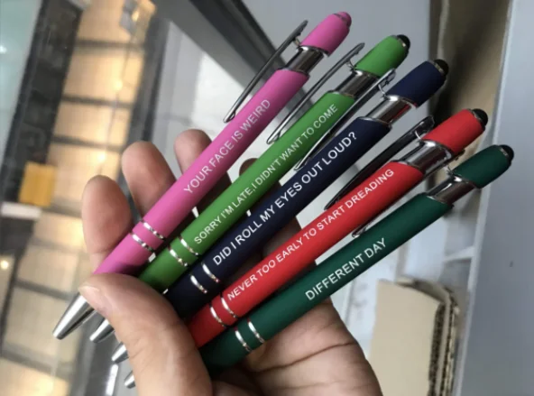 Office Supplies Advertisement Wholesale Cheap Customizable Logo Ballpoint Promotion Pen with logo