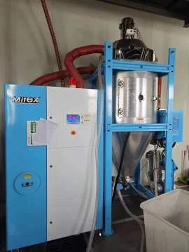 1500m3/hour Air Flow 2 in 1 Dryers Mold Dehumidifier Dryer for PA /PC/PET/PLA For Injection Machine Honeycomb Rotor