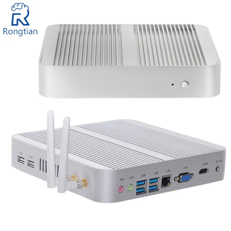 Процессор Linux Intel Core i3 6157U 2,4 ГГц двухъядерный портативный мини-компьютер ПК безвентиляторный для офиса и дома