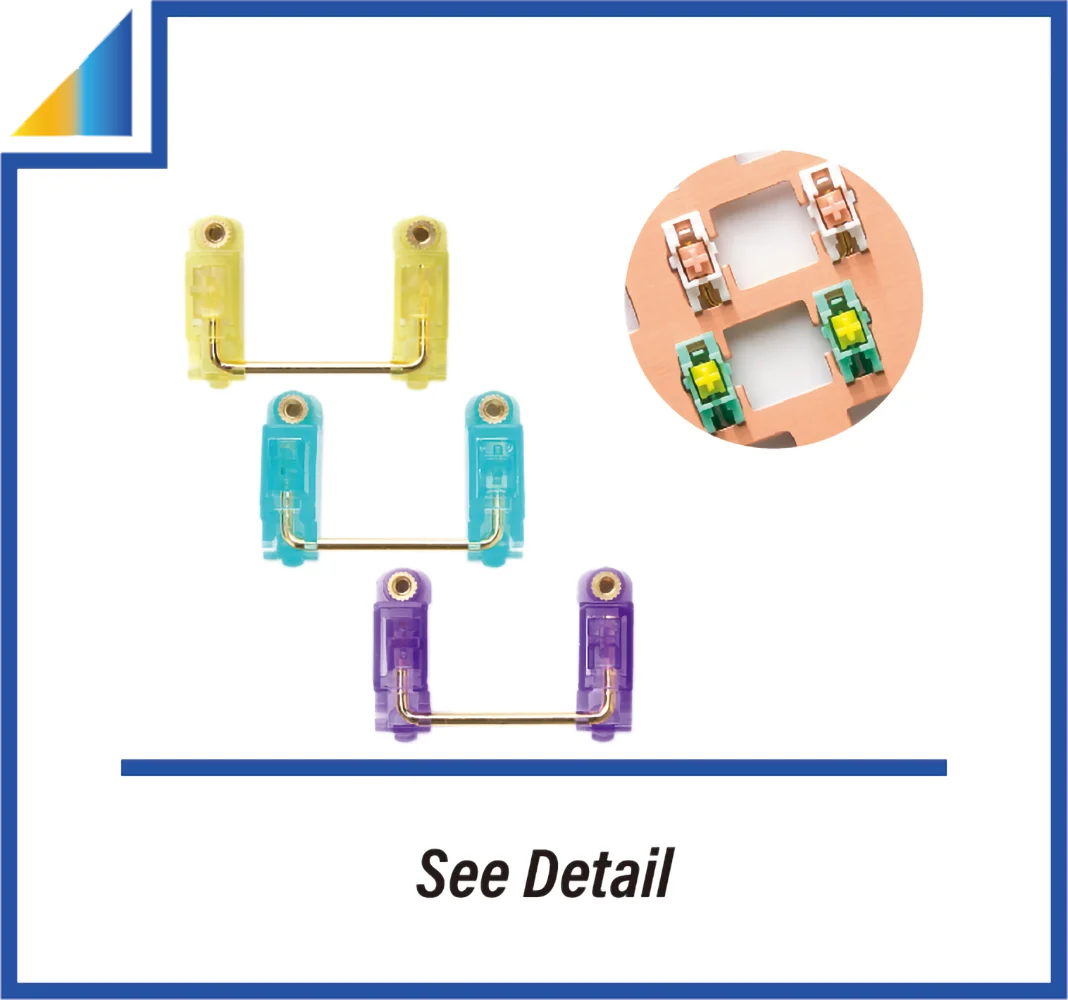 Aluminum keyboard case custom anodized PCB Stabilizer Positioning Board For 87 Keys 75% 80% 85% Mechanical Keyboards