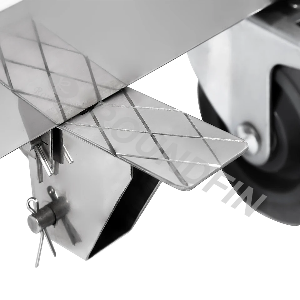 High-Quality Stainless Steel Body Lifting Trolley Funeral Corpse Trolley Mortuary Lifting Car