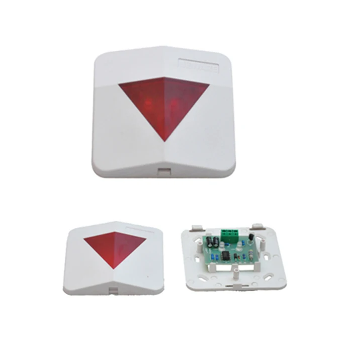 
24V conventional fire alarm siren with LED alarm strobe light siren 