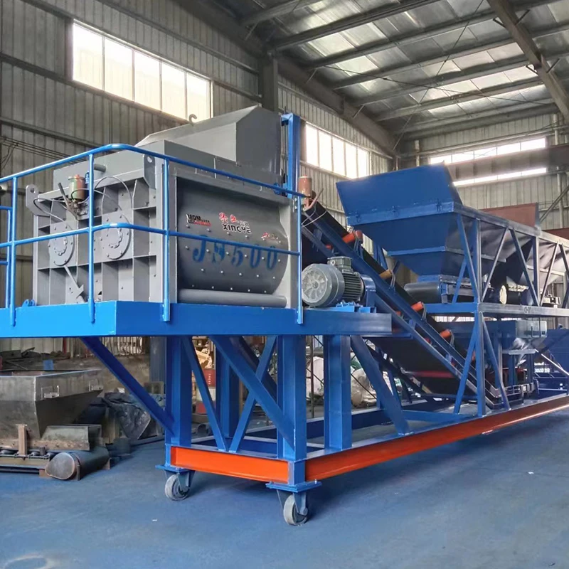 Iraq Perfect Ready Mix Concrete Batch Machine Italian Concrete Mixing Plant HZS25