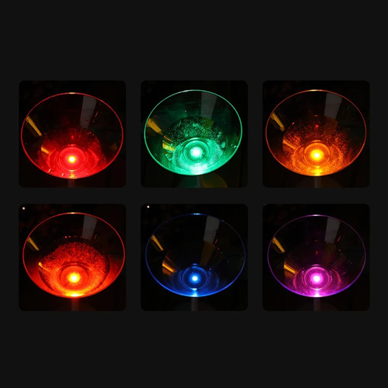 Wholesale 6pcs 150ml Replaceable Battery LED Glow Champagne Drinking Cup For Bar Night Club Party