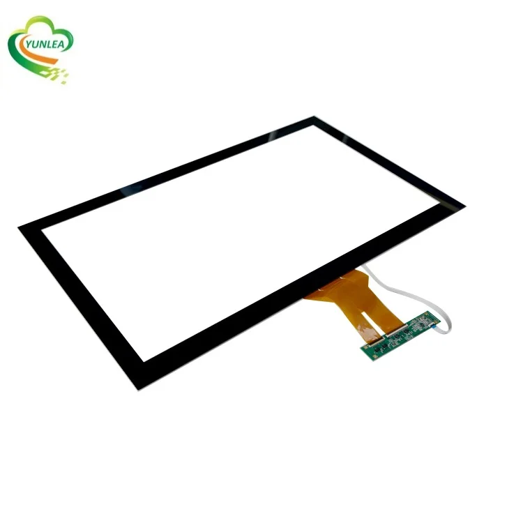 Glass Glass Structure 27 inch Multi Touch Capacitive Interactive Touch Screen Overlays