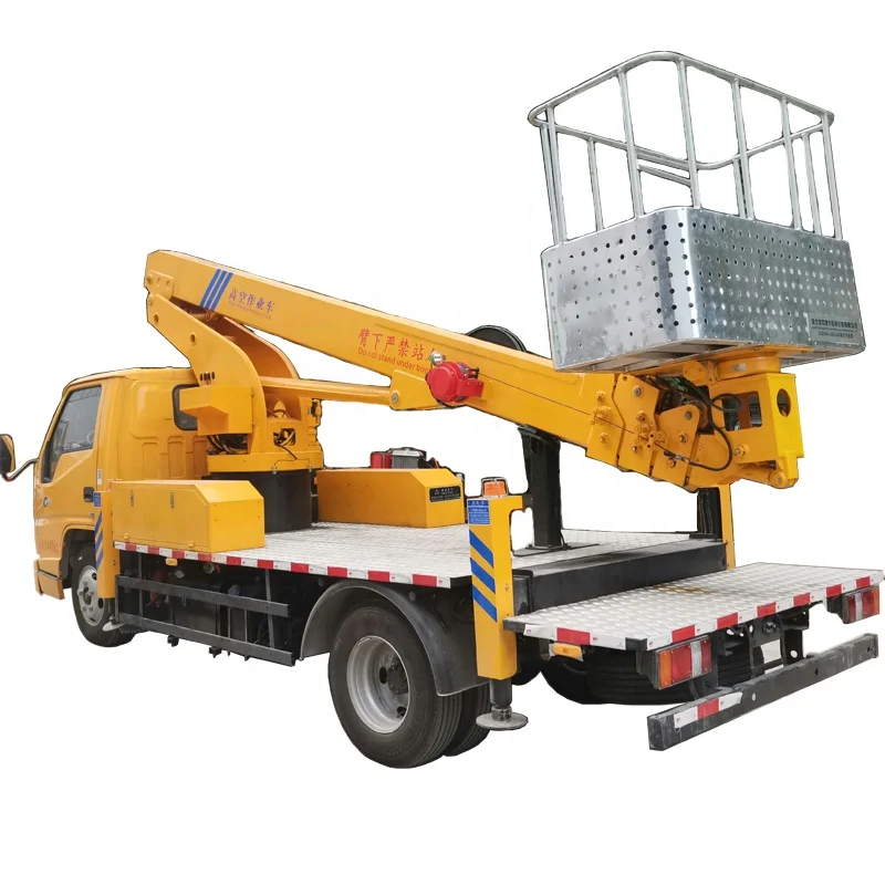 16 meters aerial work platform truck high lifting altitude operation bucket truck