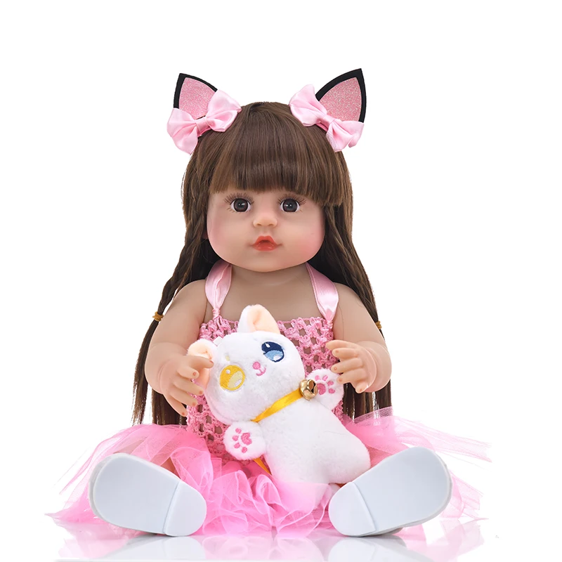 48CM silicone Reborn baby Dolls full body silicone doll Realistic newborn baby  kids  toys for girls gifts