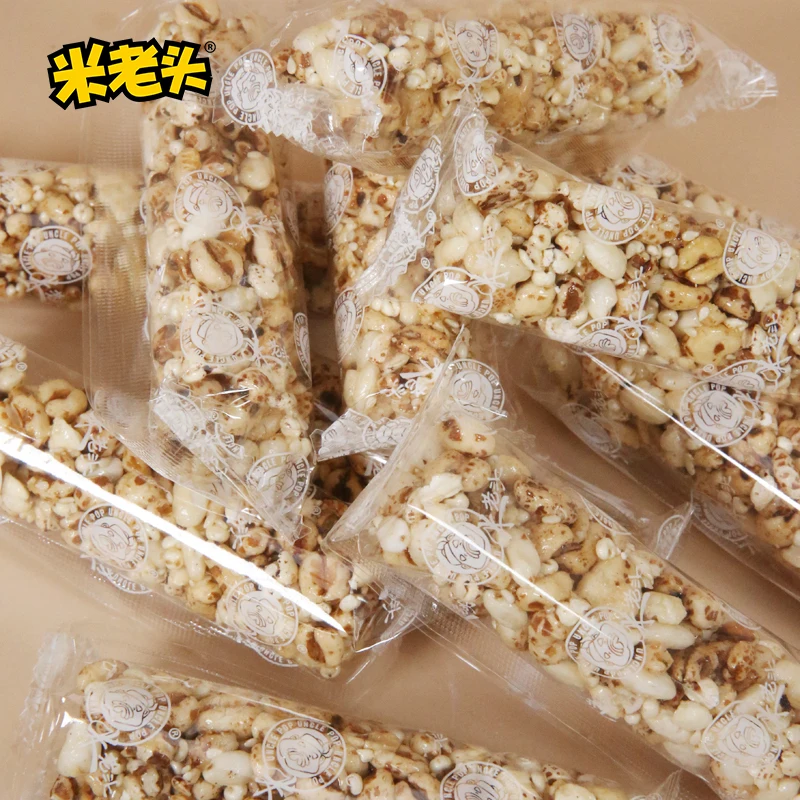 Uncle Pop Factory Direct Wholesale Grain Snacks Peanut Flavor Snacks Cereal Wheat Sticks with Highland Barley
