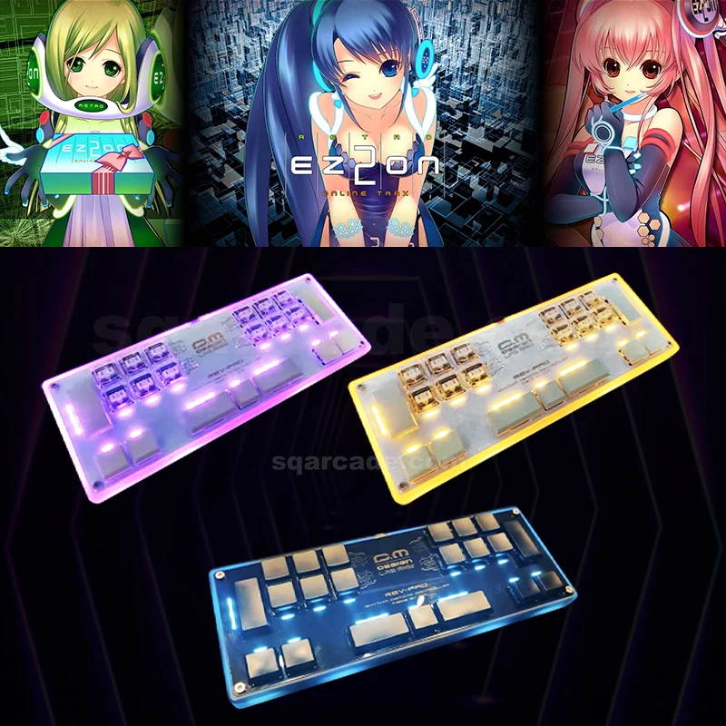 Pocket DJmax ez2on OSU o2jam Controller Arcade Console Mini Sound Joystick Music/Rhythm Games Controller