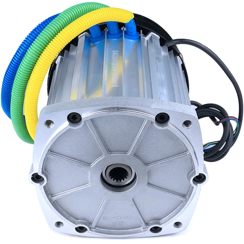 60V 3000W 3000RPM High Quality 16 Teeth Engine  Brushless Motor Tricycle Motor 3000W BLDC Motor