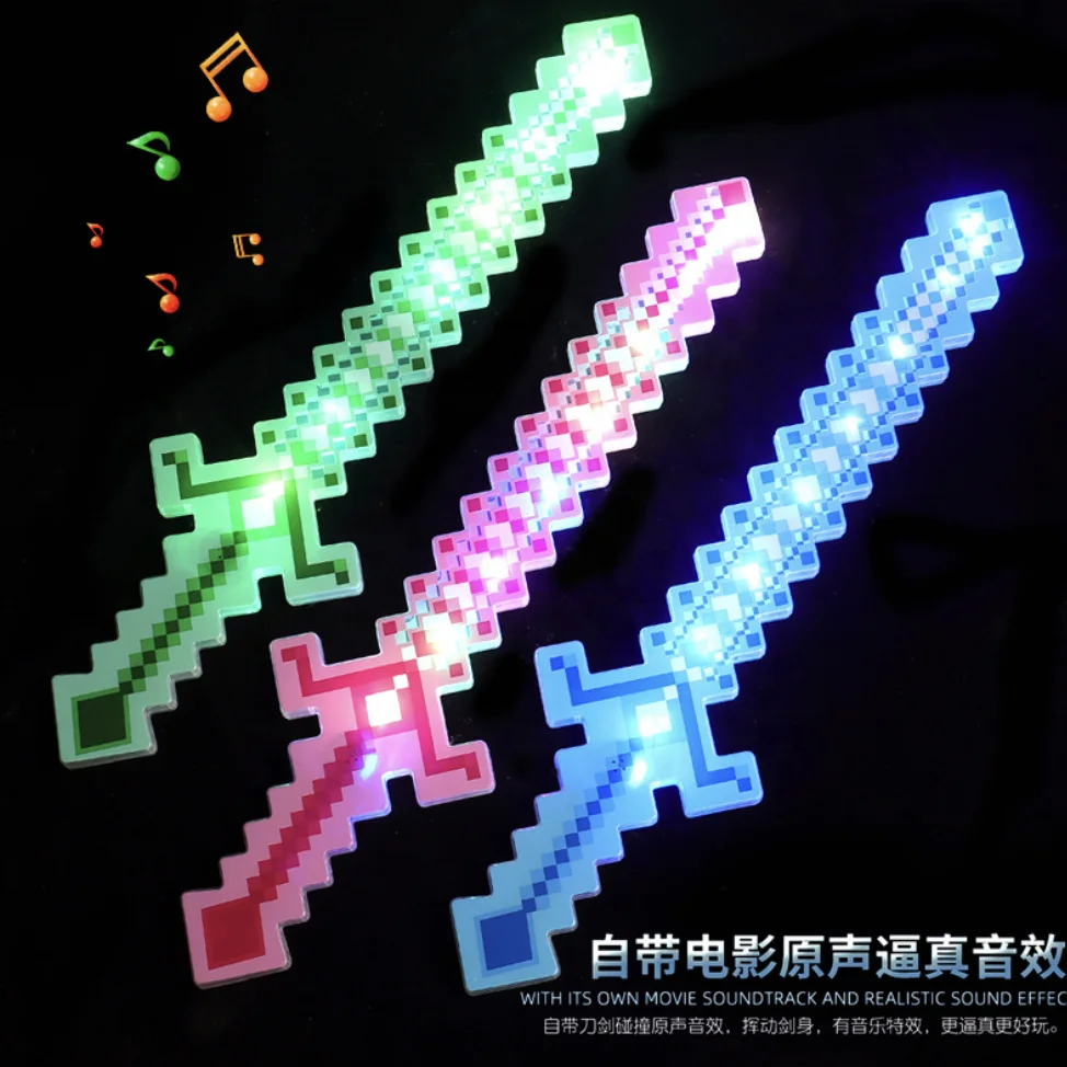 New Style Crystal Swords Toy for Kids Lighting Music Function