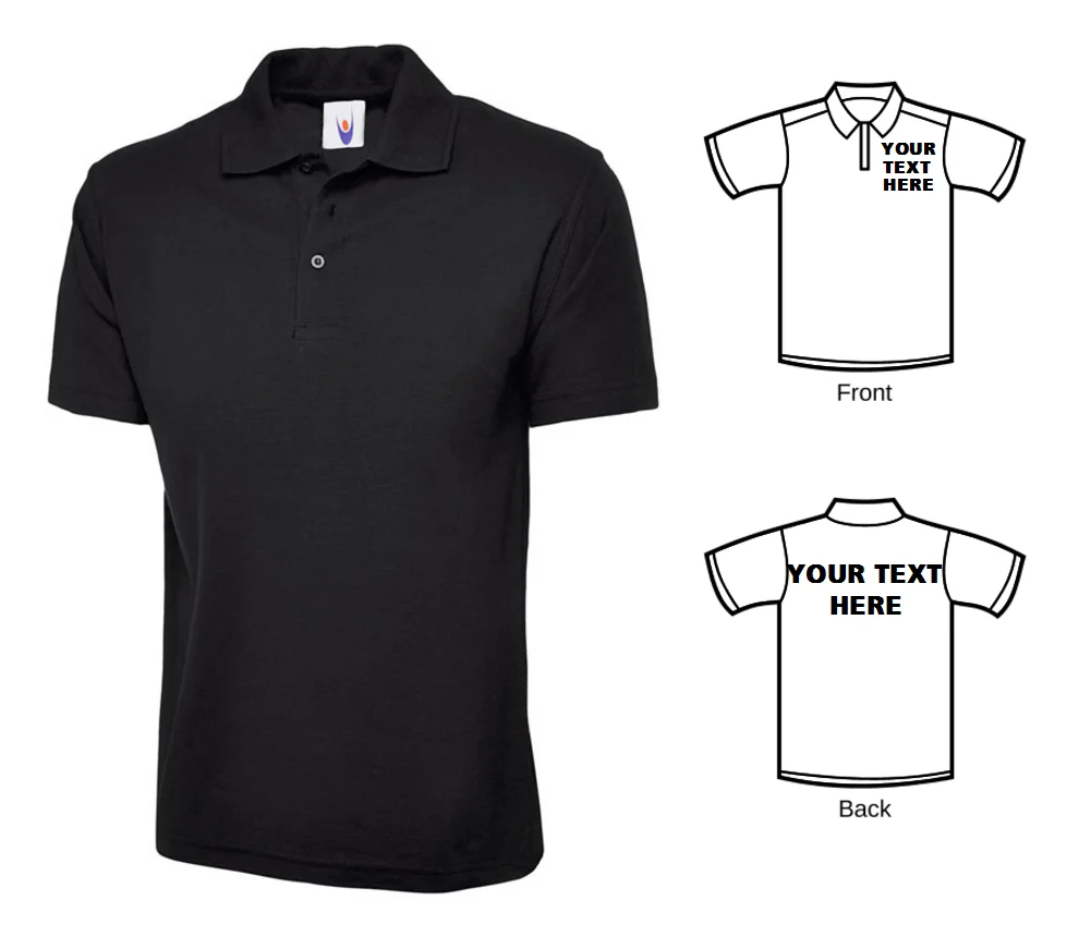 Custom Promotional Polyester Polo Shirts Breathable Plus Size Printed for Company Event Elevate Your Brand with Branded Polos