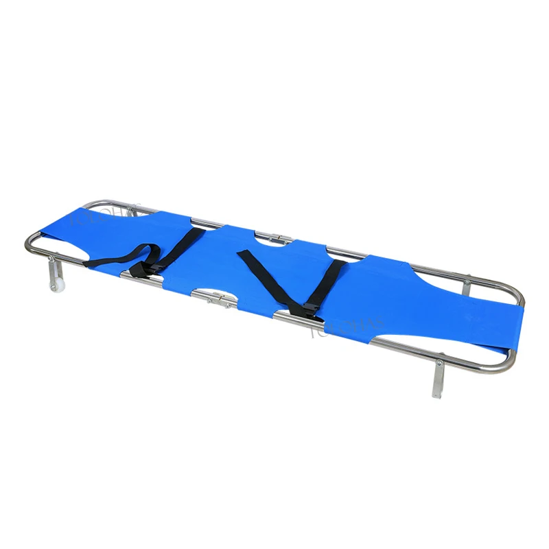 LHKFS25 Emergency stretcher bed injury stainless steel patient rescue folding stretcher