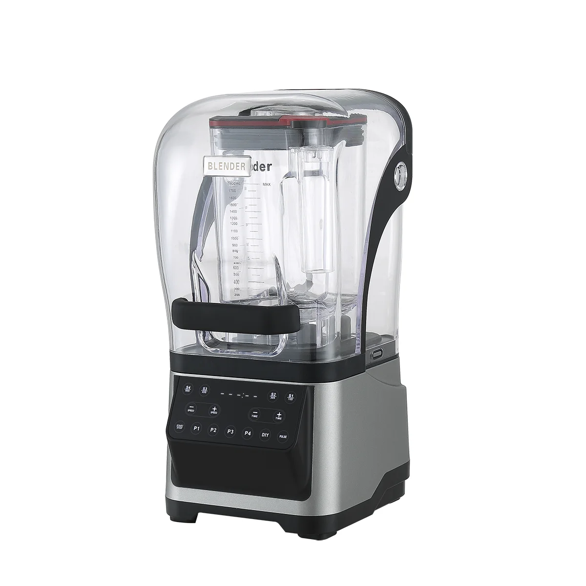 Moulinex Portable Kitchen Mixer Silver Crest 3 in 1 Heavy Duty Blender Juicer and Snow Cone Machine with Blender