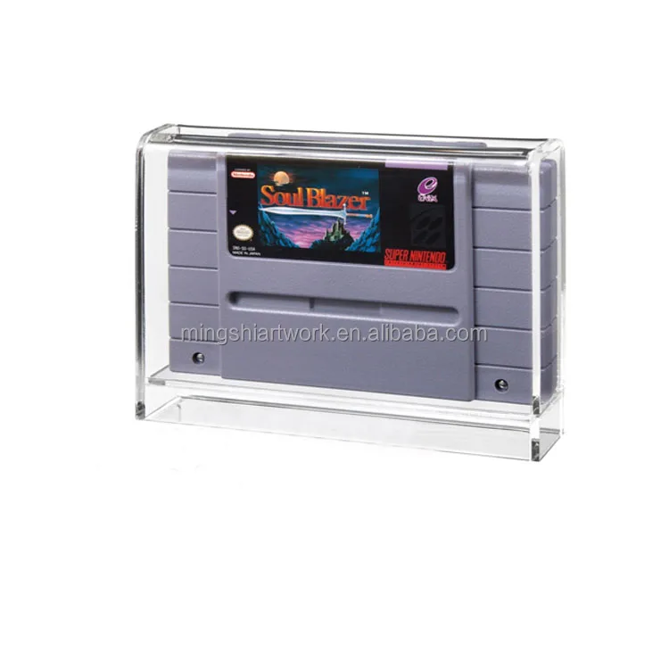 Акриловый чехол Mingshi для видеоигр Nintendo SNES