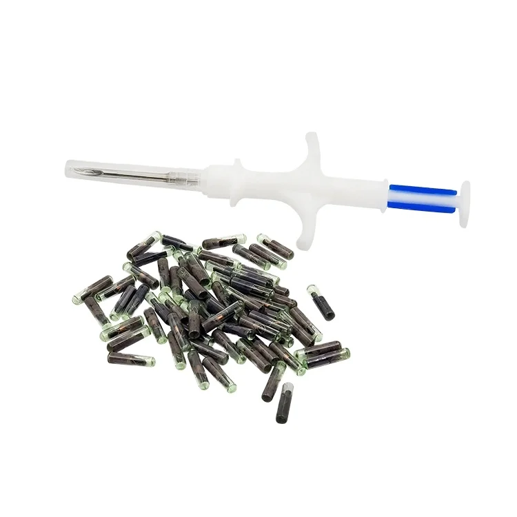 RAFID Implantable RFID Glass Microchip 1.25x7mm Fish Microchip Animal Tracking Identification Microchip
