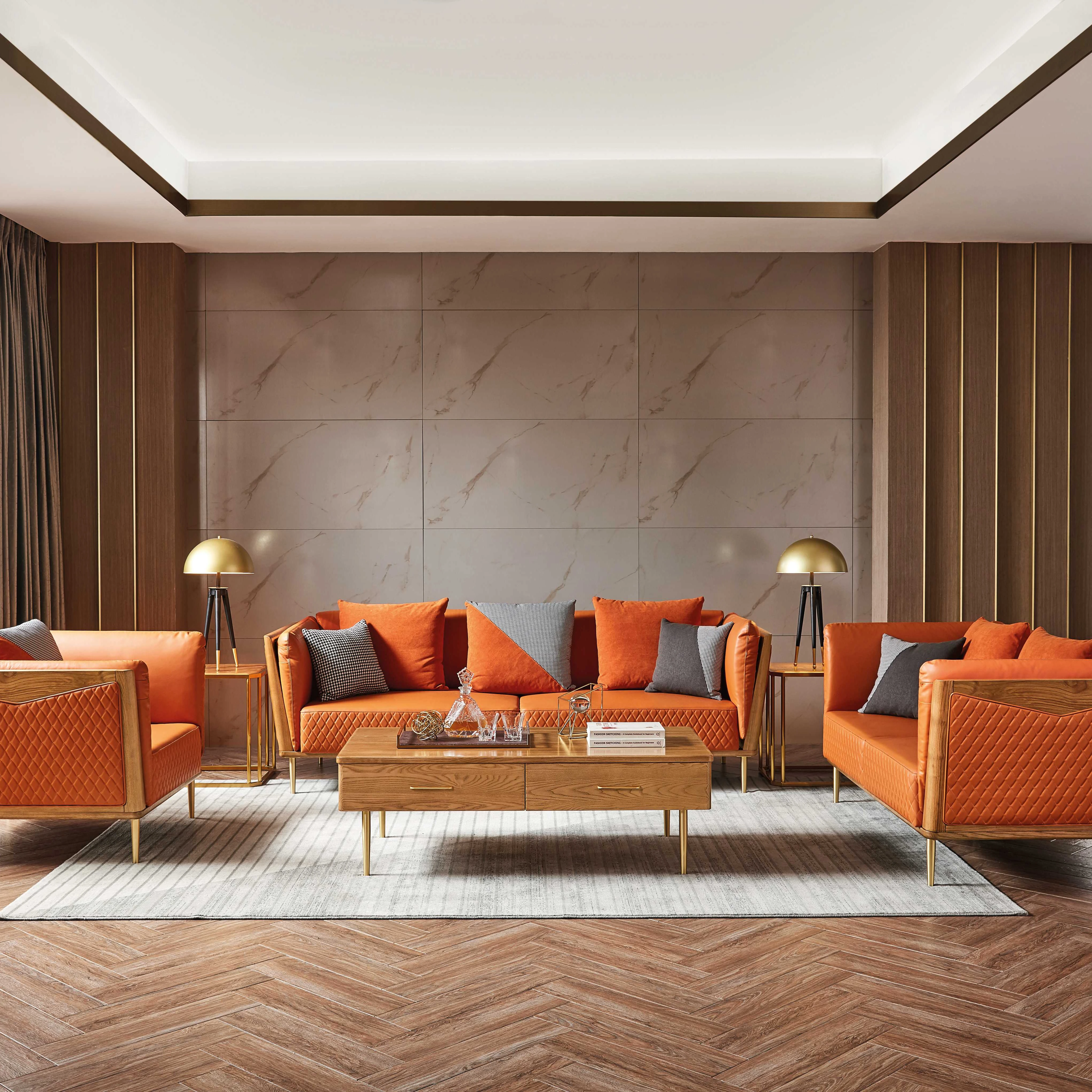 Sofa With Wooden Legs,Home Furniture Solid Wooden Frame Sofa Solid Wooden Sofa 3 2 1 Seat