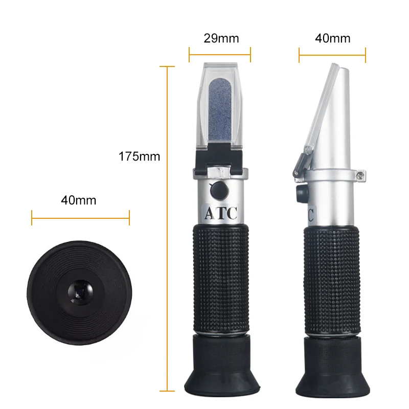 Handle Brix meter fruit juice sweetness tester 0-32% Brix content refractometer