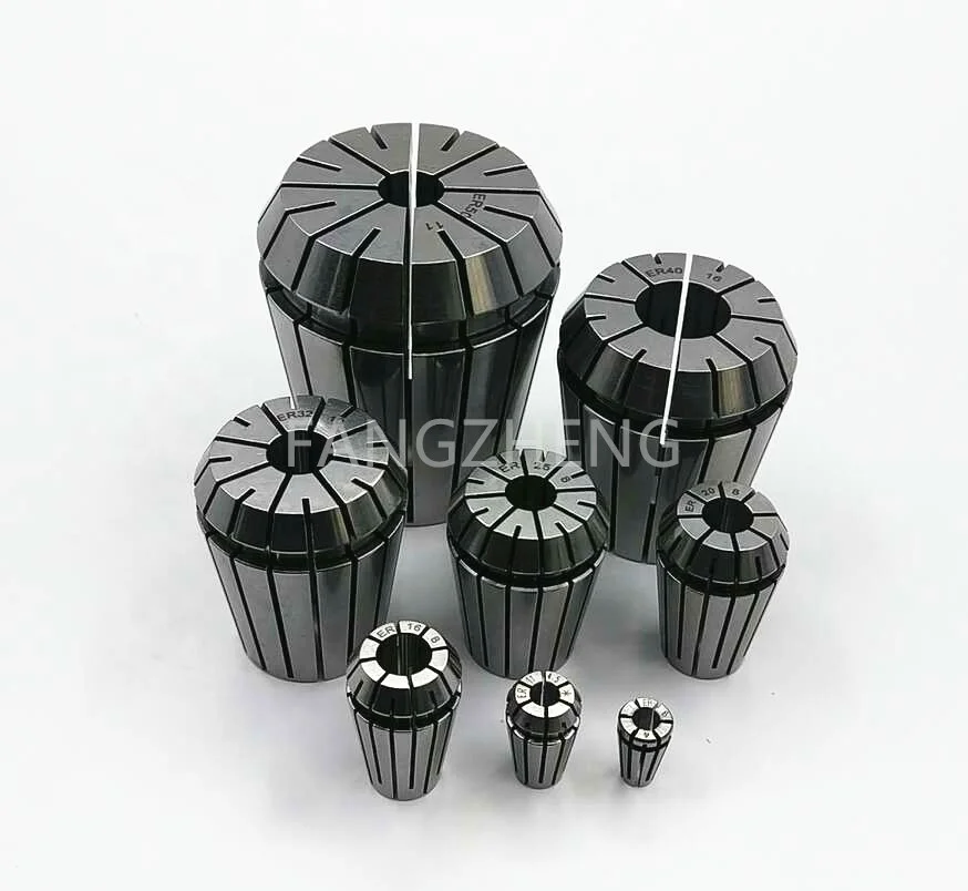High Quality DIN6499B ER Collet Chuck Set Er 40 CNC Machine Center High Spring Steel 6 Months Fangzheng Provide Standard Size
