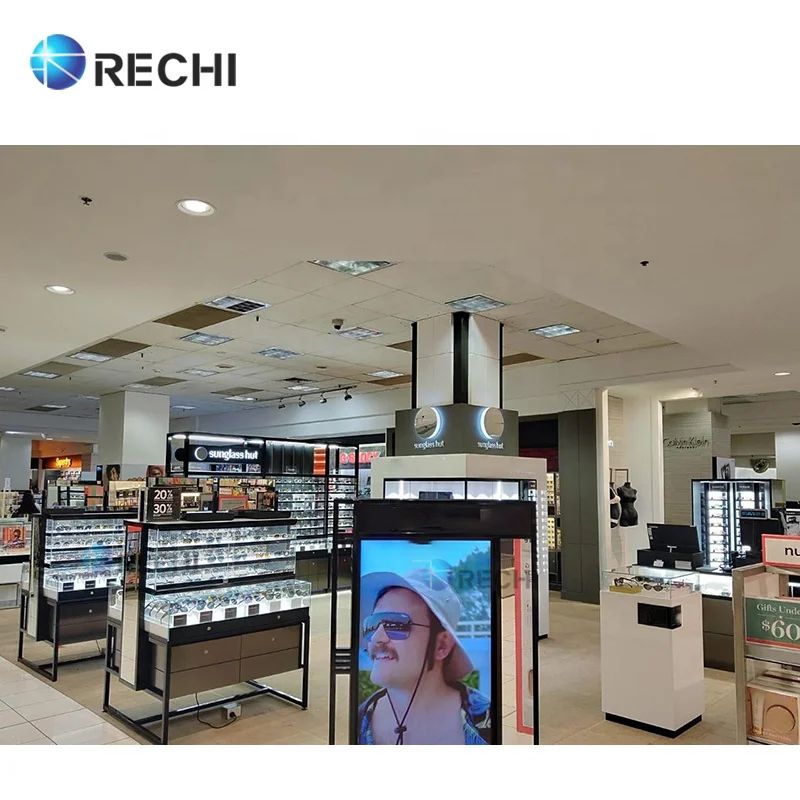 RECHI Custom Eyewear Store Fixture Display Cabinet & Shelf for Sunglasses Shop Showcase Optical Showroom Interior