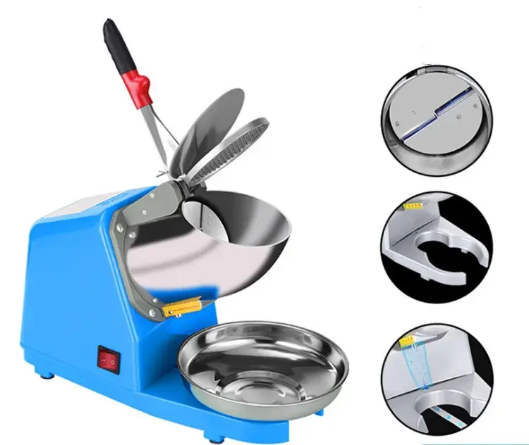 Commercial Ice Shaver Electric Mini Ice Crusher Ice Scraper Machine Shaver For Commercial Or Home