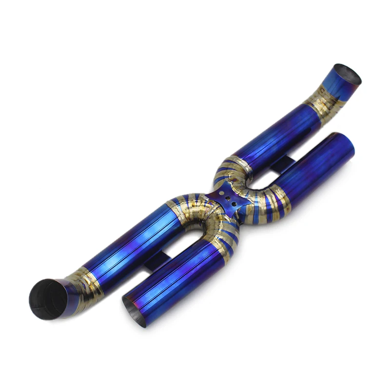 Exhaust Rear Muffler For PORSCHE 911 992 Turbo S 3.8T 2020-2023 High Performance Part Car Exhaust Muffler Pipe Titanium