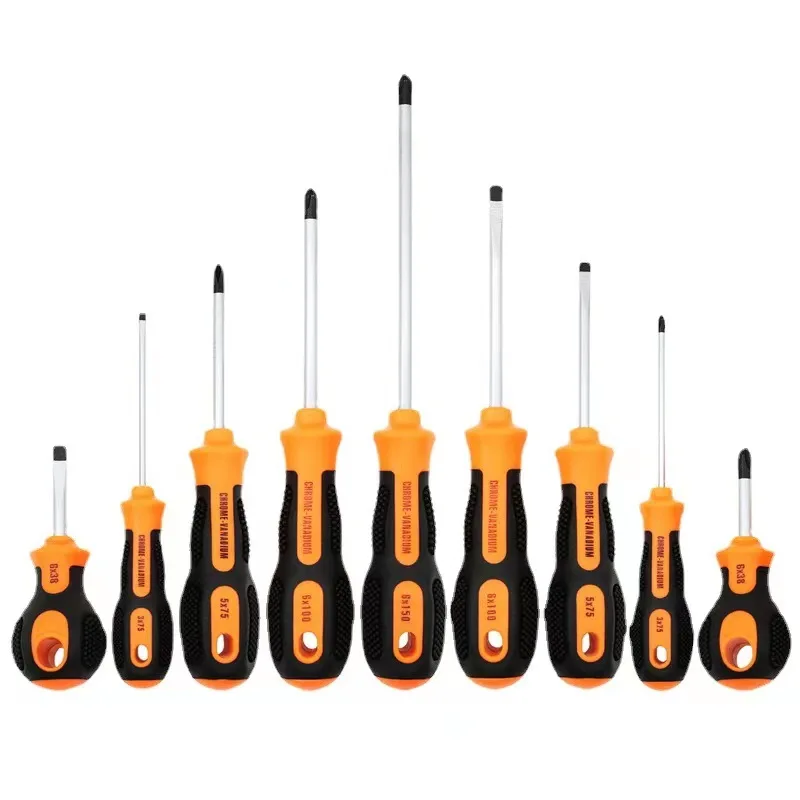 Chrome-Vanadium Steel Tool Head with Polished Handle Rubber Plastic Adhesive for DIY Industrial Use OEM Customization Supported