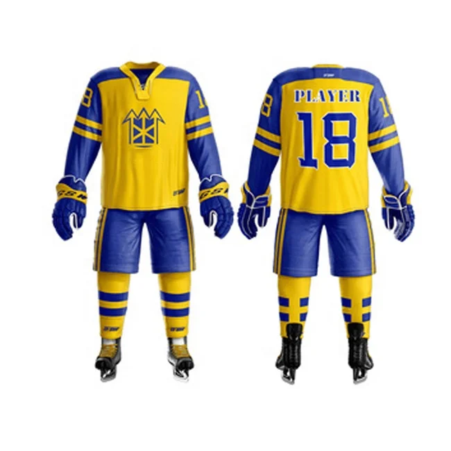 2022 New Style Sublimation Hockey Jersey Hot Sale Youth Team Custom Ice Hockey Jersey Made in China