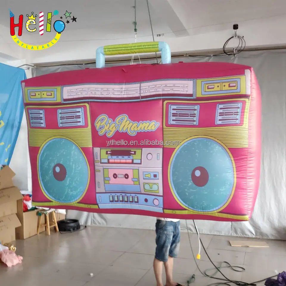 music festival party decoration inflatable tape recorder radio model