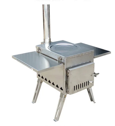 Biomass Natural Inspirated Smokeless BBQ Stove 15kg portable pellet oven stainless steel