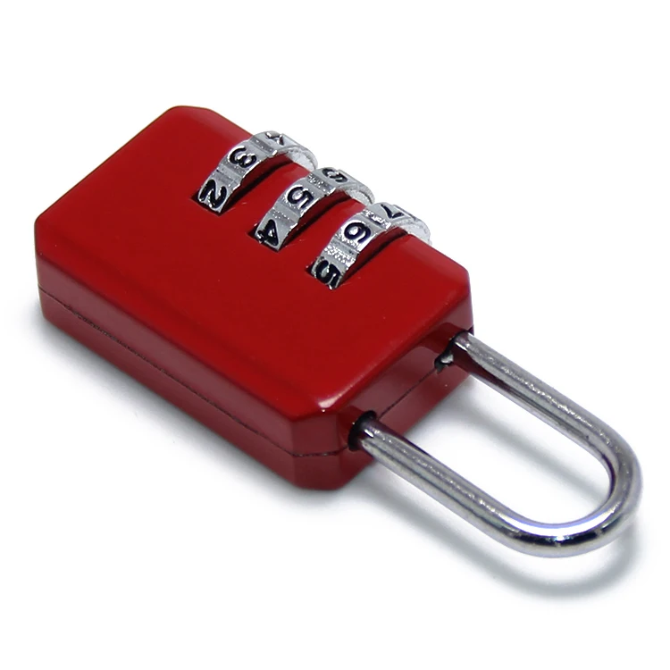 3 Digit Dial Combination Code Lock Luggage Backpack Password Padlock Suitcase Drawer Lock Bag Parts Accessory Metal Luggage Lock