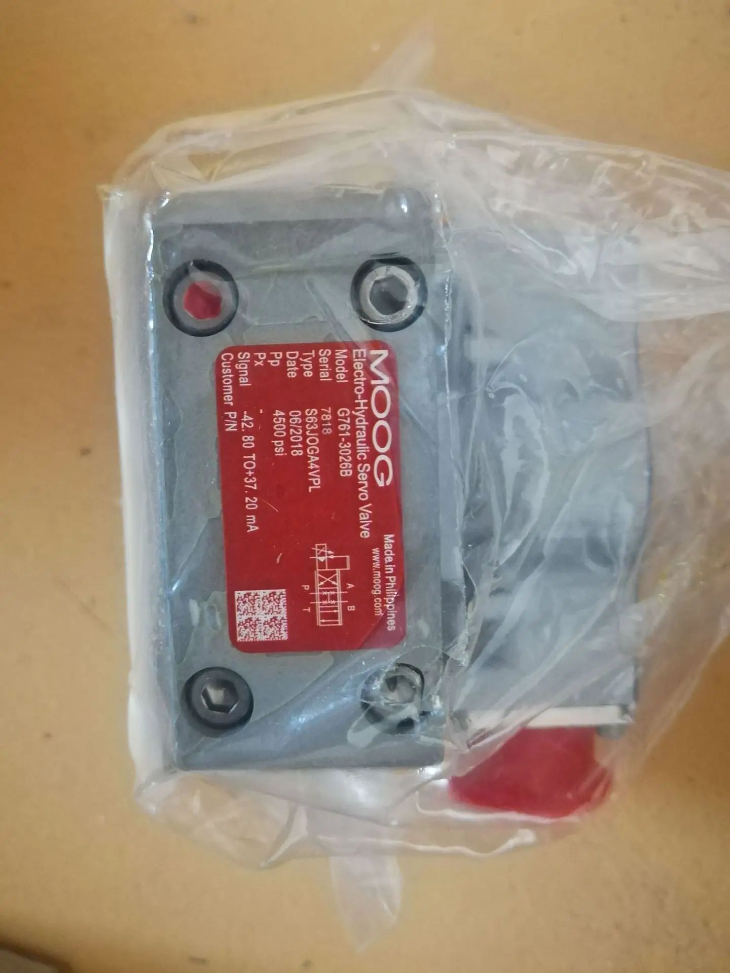 G761-3004B servo valve