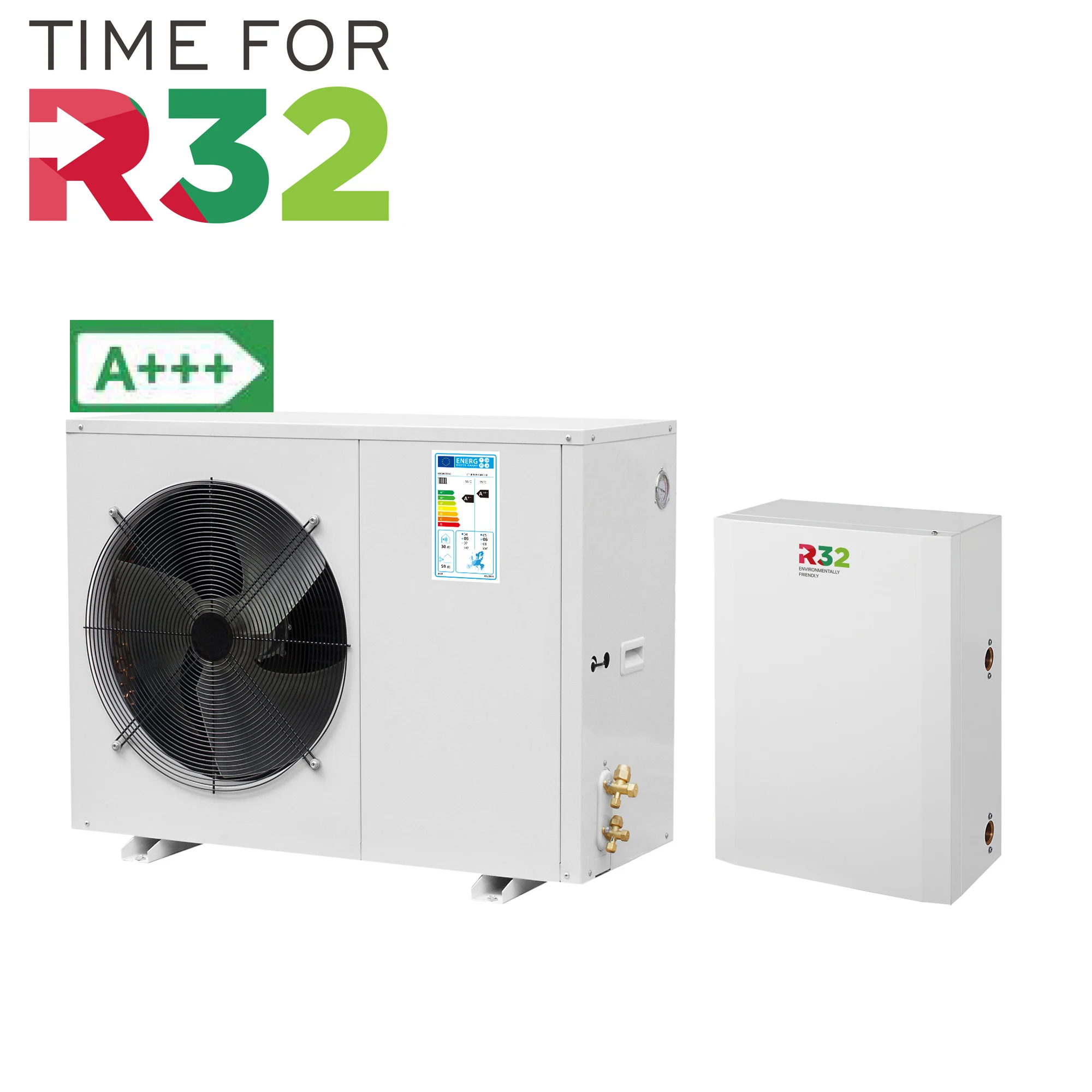 Split R32 full dc inverter home heating heat pump 6kw, 9kw, 12kw,17kw, CE, A+++