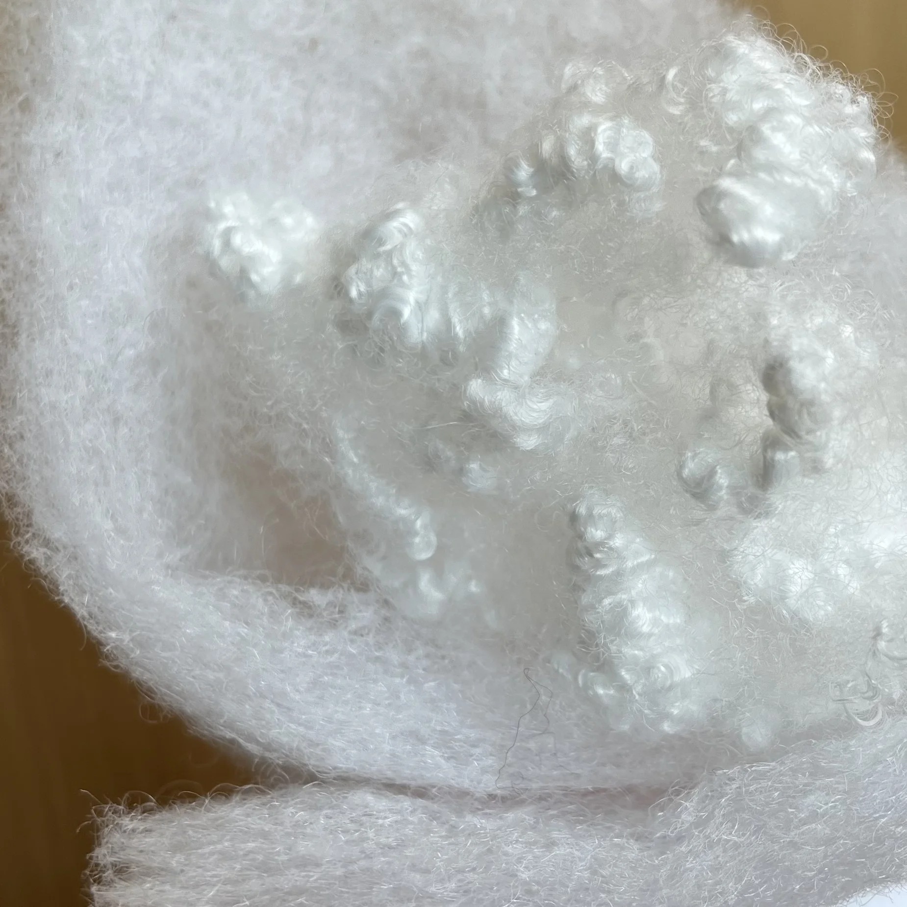 New Island hot selling hc/hcs polyester fiber for stuffing mading by hollow conjugated siliconised fiber and silicon poly fiber